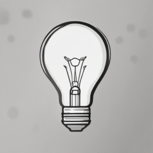 A light bulb