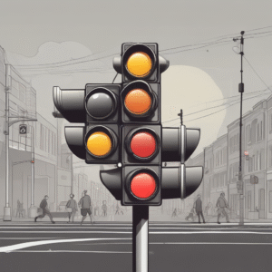 A traffic light