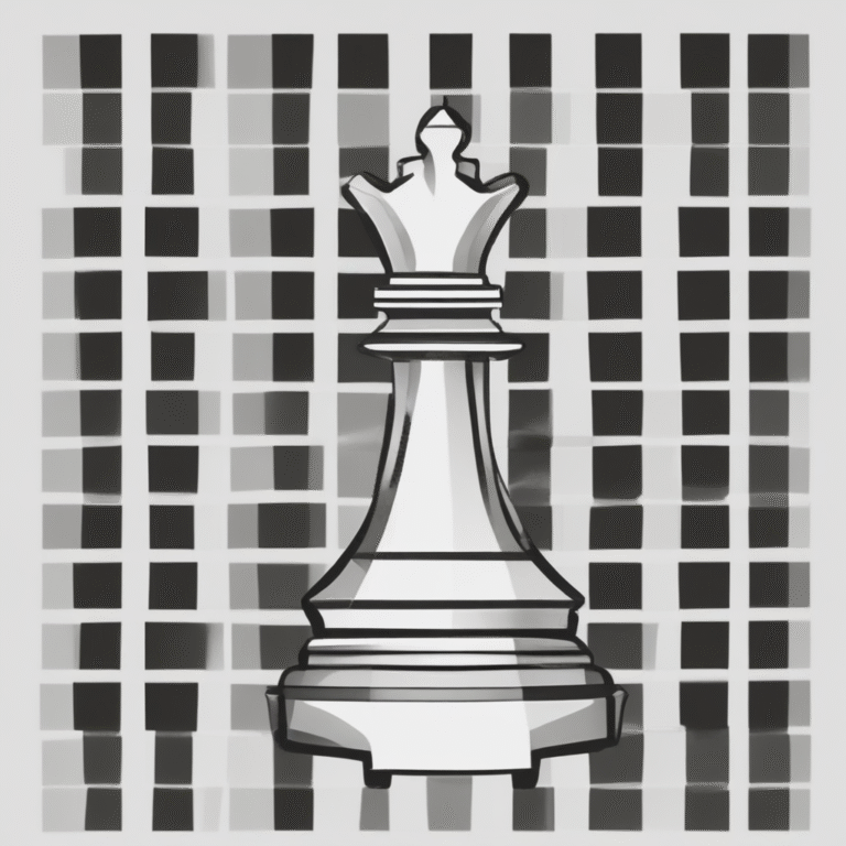 A chess piece representing strategy and regulation