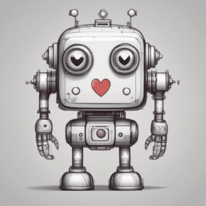 A robot with a heart