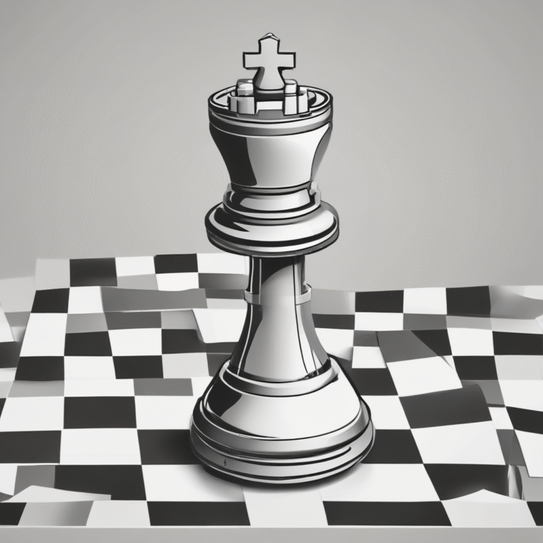 A chess piece illustrating strategic decision-making in AI policy.