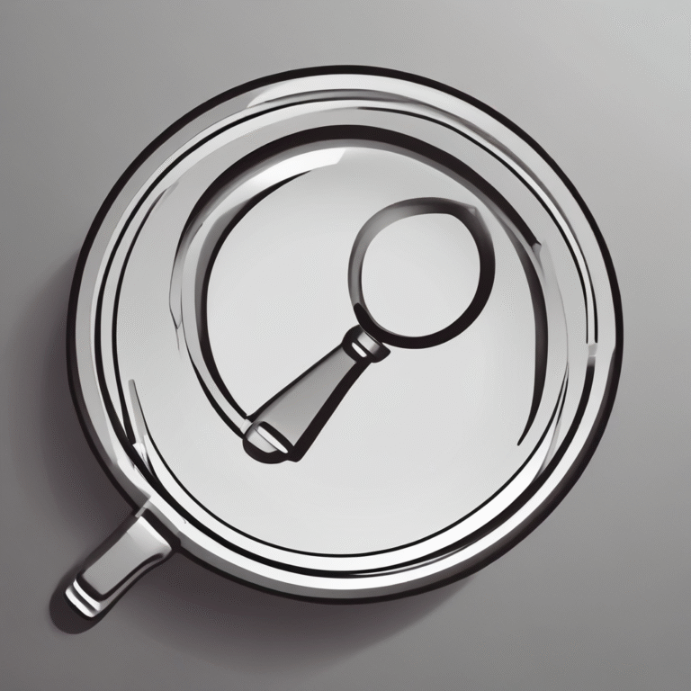 A magnifying glass
