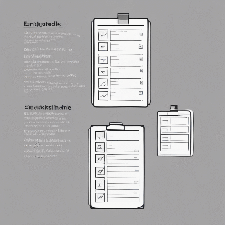 A checklist
