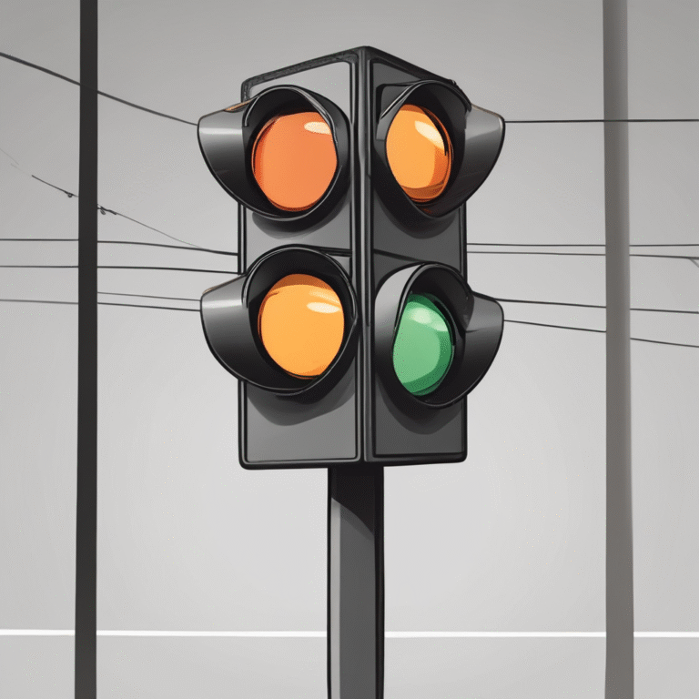 A traffic light
