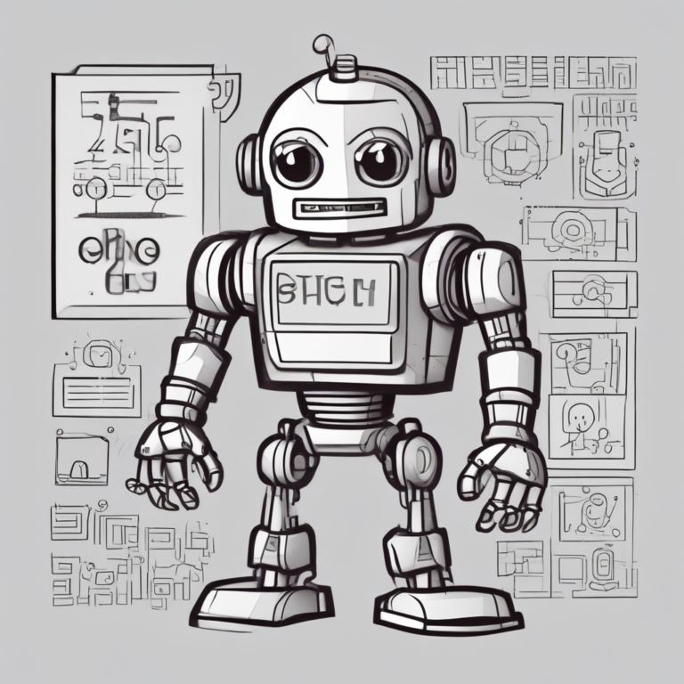 A robot holding a sign that says "Ethics First"
