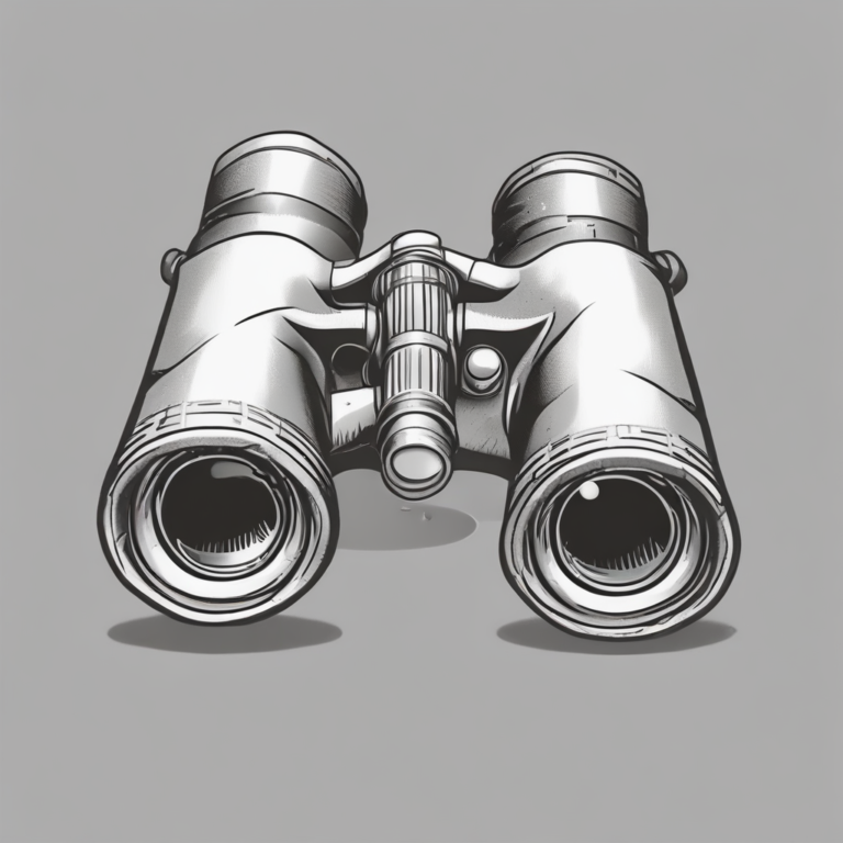 A pair of binoculars to symbolize transparency