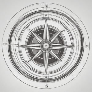 A compass
