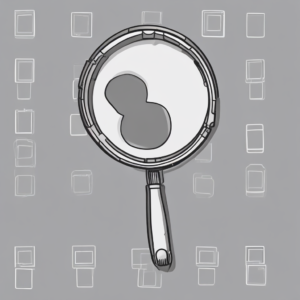 A magnifying glass