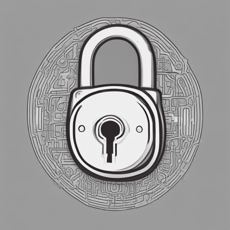 A lock with a key featuring a brain symbol