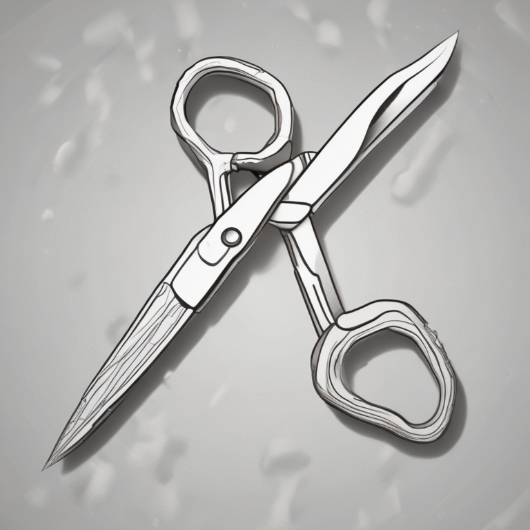 A pair of scissors