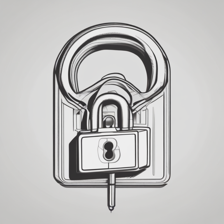 A lock and key symbolizing security and regulation