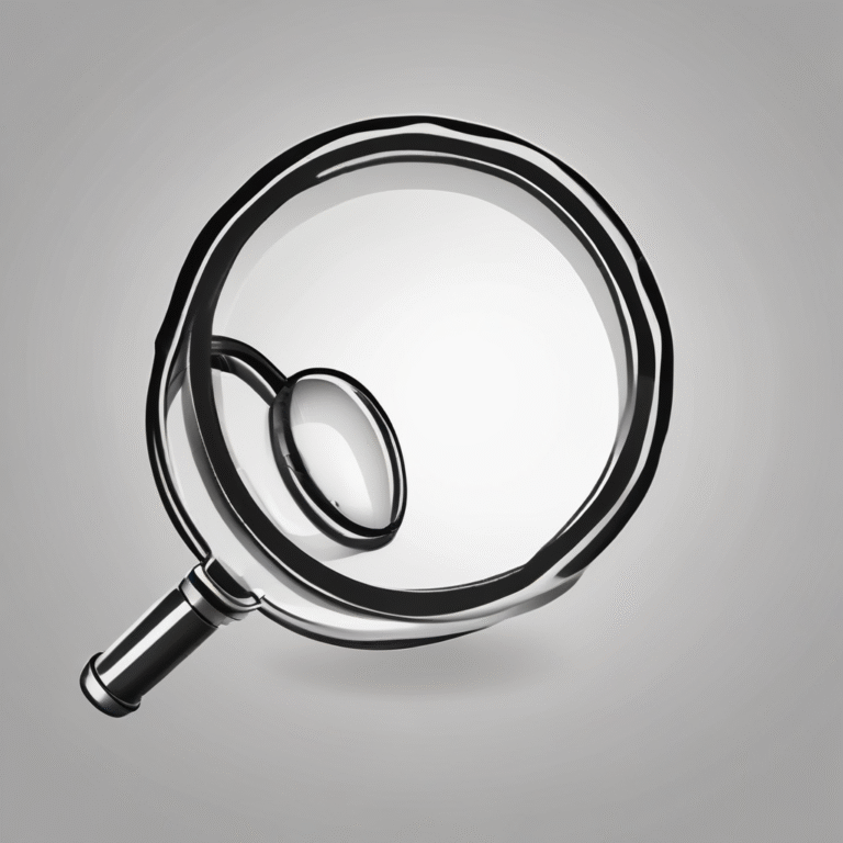 A magnifying glass
