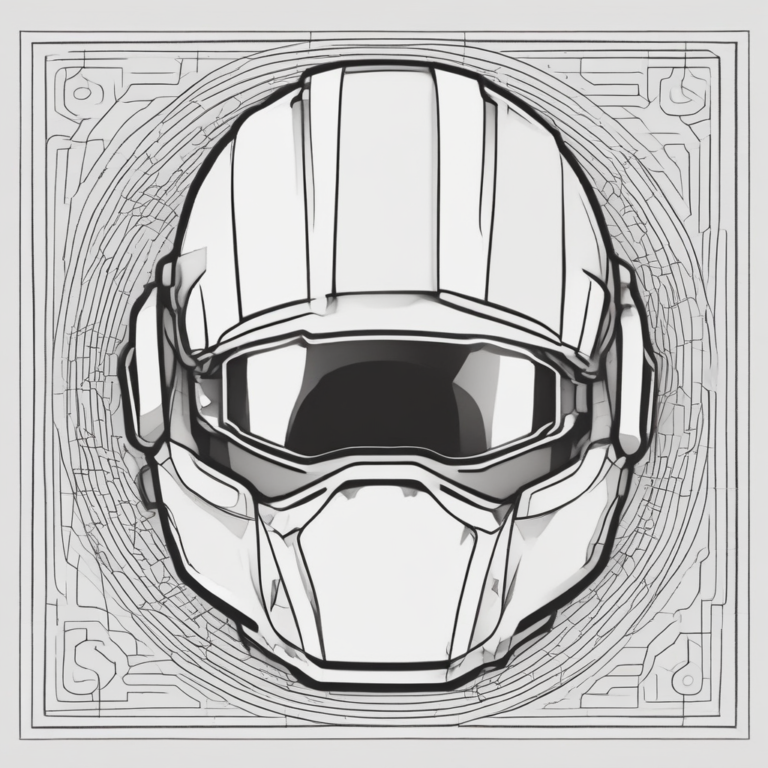 A safety helmet with AI circuitry