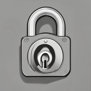 A digital padlock