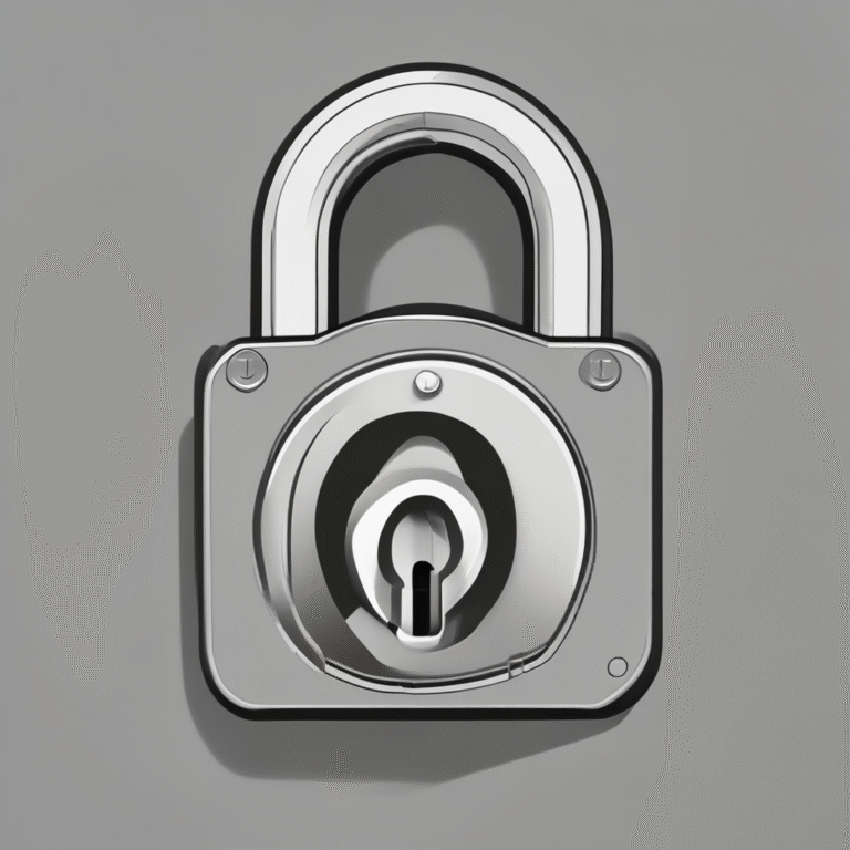 A digital padlock