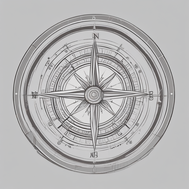 A compass with a digital display