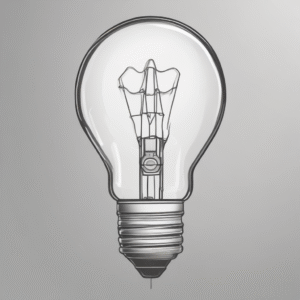 A lightbulb