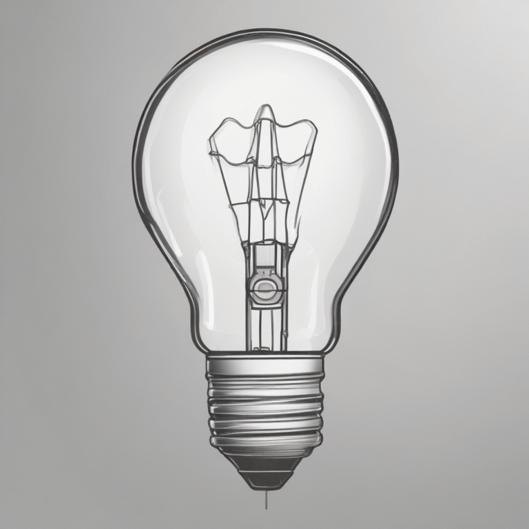 A lightbulb