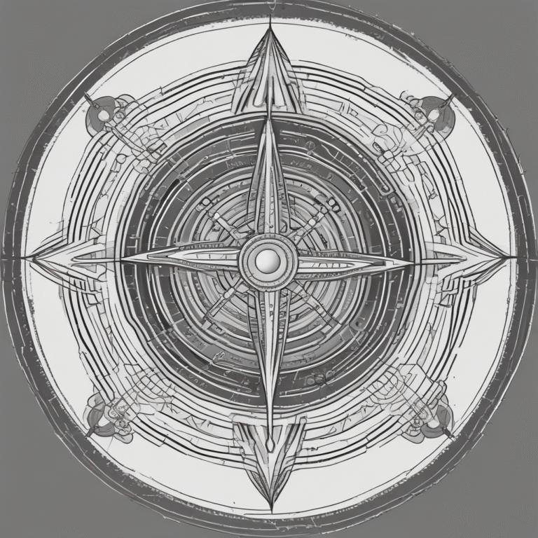 A compass guiding the ethical direction of AI development.