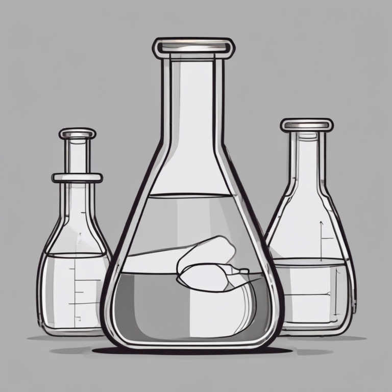 A laboratory flask