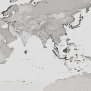 A map of the Asia-Pacific region