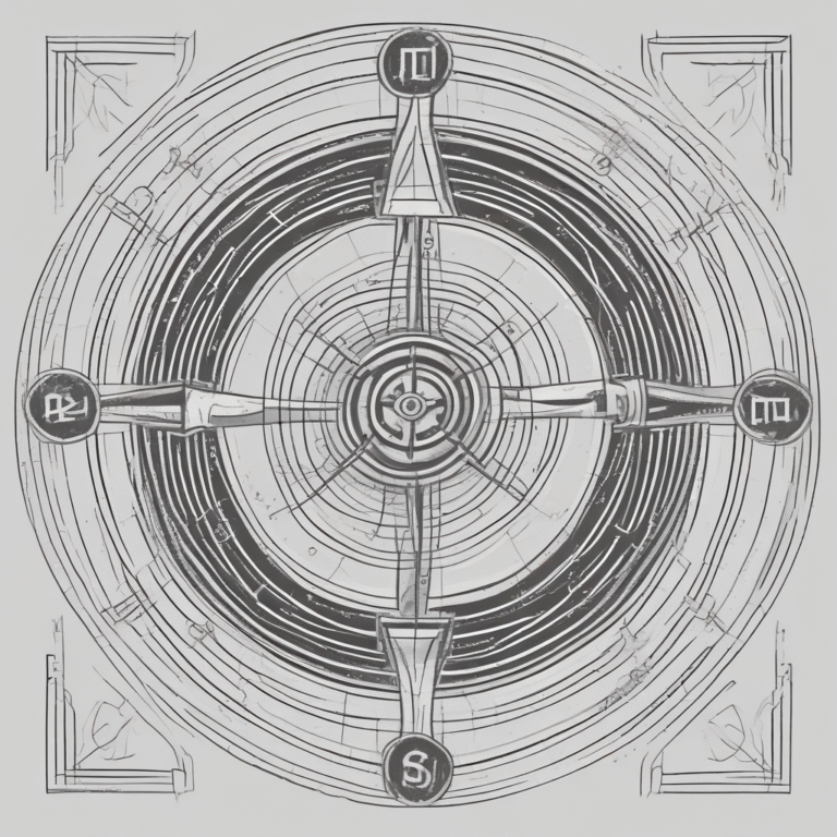 A compass
