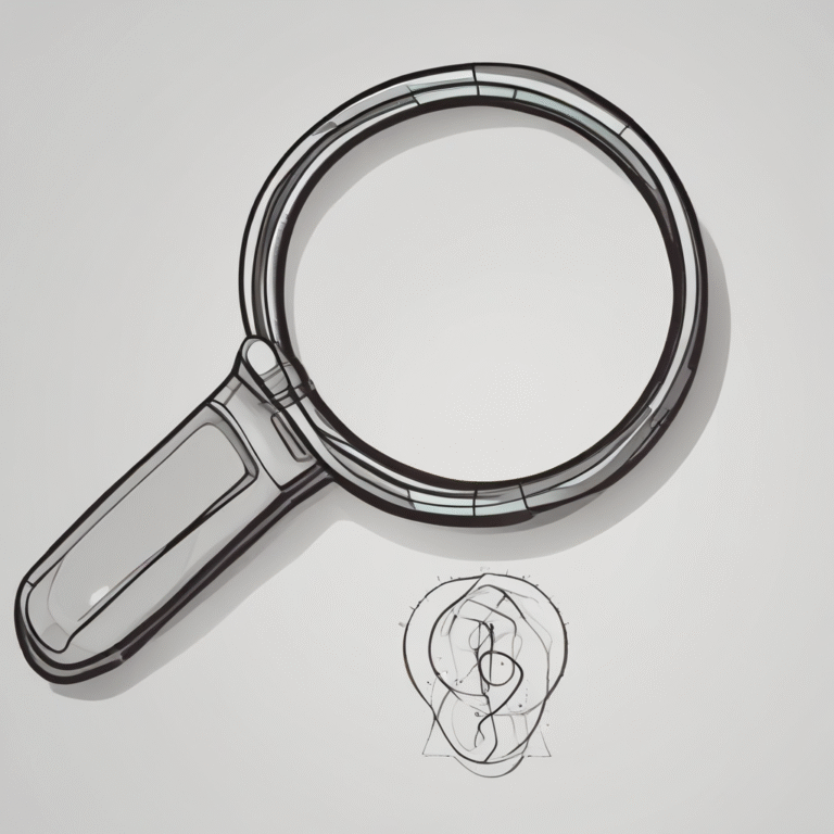 A magnifying glass