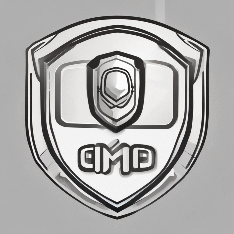 A security badge