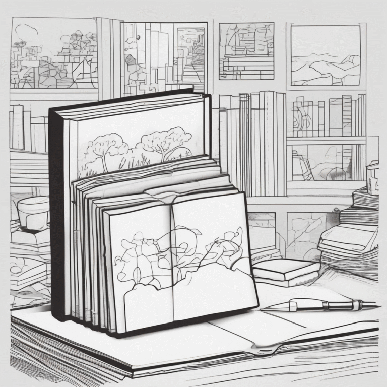 A book with a digital interface.