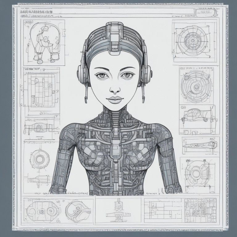 A blueprint illustrating the structured approach to AI ethics and guidelines.