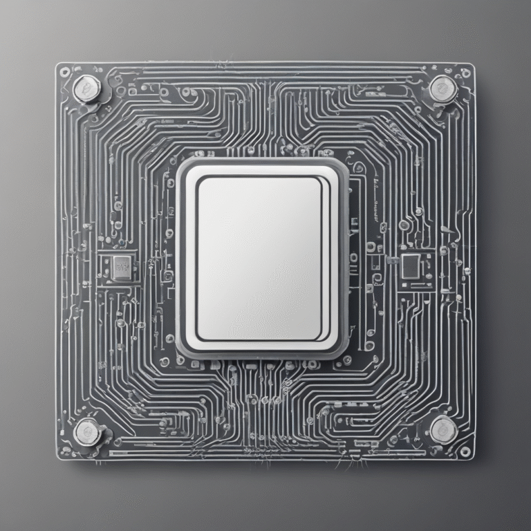 A computer chip to signify technology and AI innovation