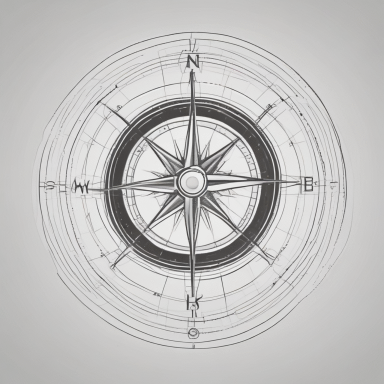 A compass