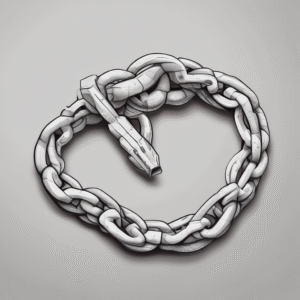 A broken chain