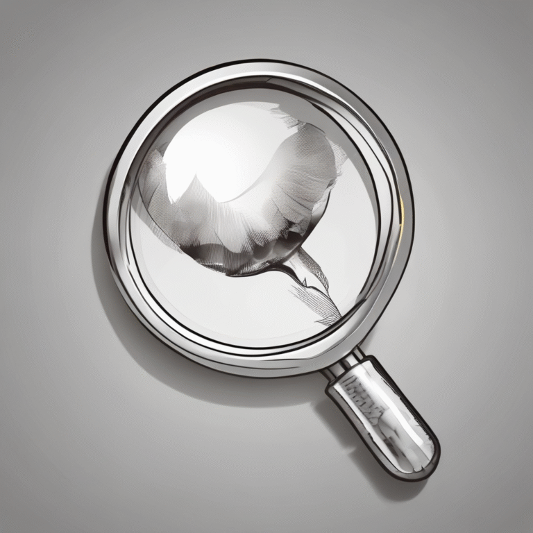 A magnifying glass
