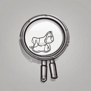 A magnifying glass
