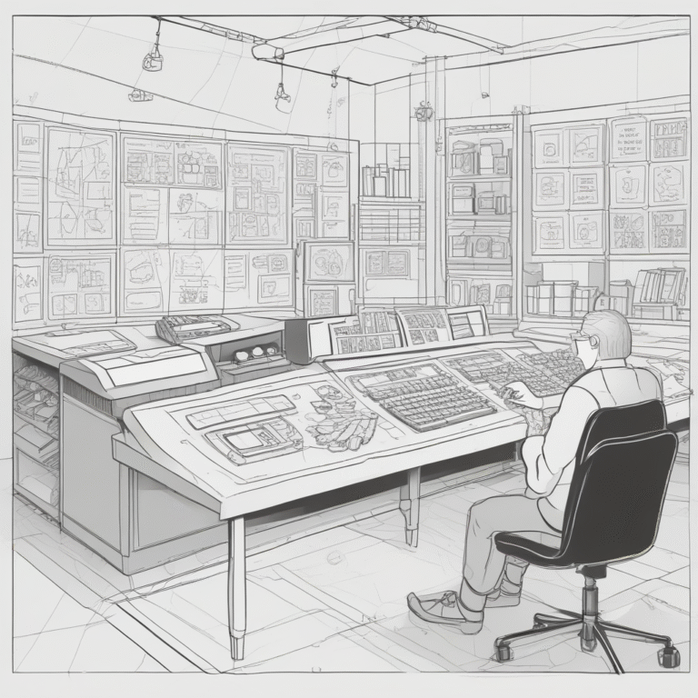A blueprint illustrating the planning and structure of AI regulations.
