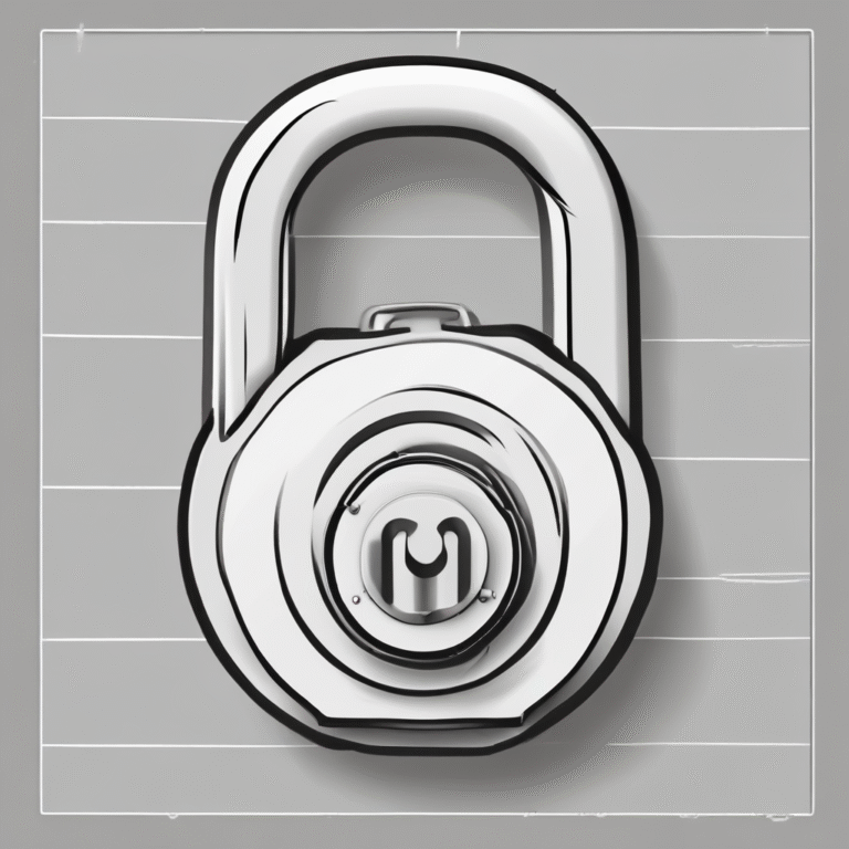 A digital padlock