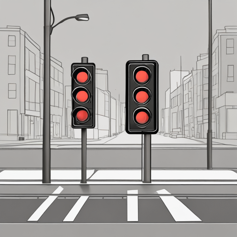 A traffic light