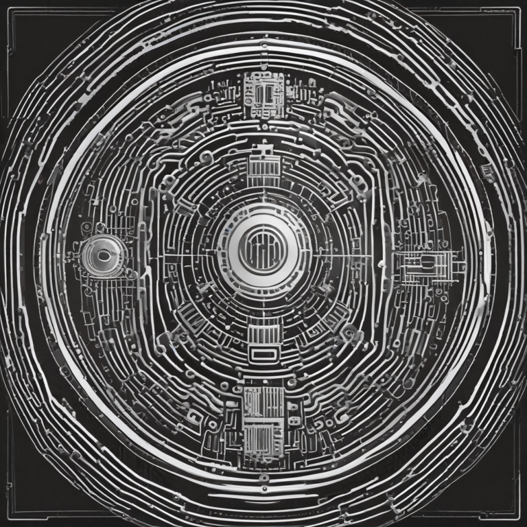 A shield emblazoned with a digital circuit pattern representing protection and regulation in AI development.