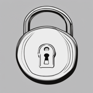 A lock representing security and responsible access to AI technologies.