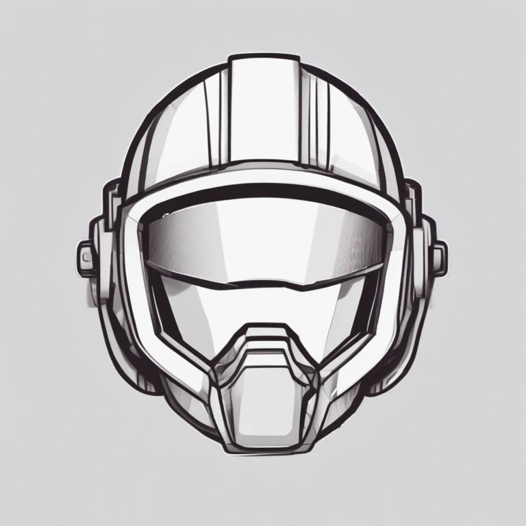 A safety helmet symbolizing the protection and responsibility needed in AI development.