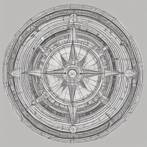 A compass symbolizing guidance in AI development