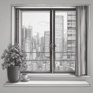 A clear window