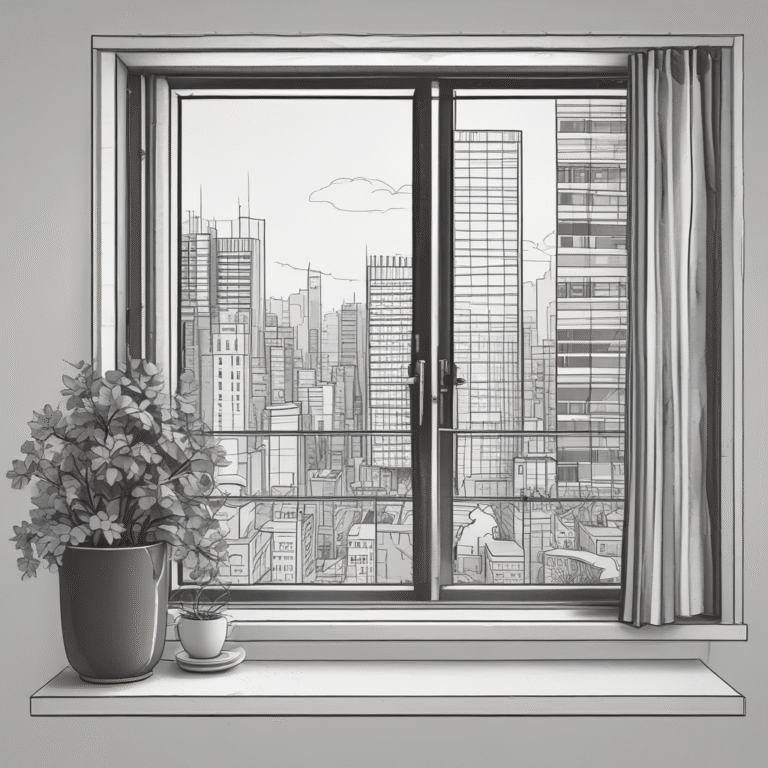 A clear window