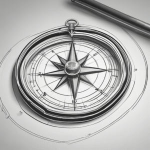 A compass