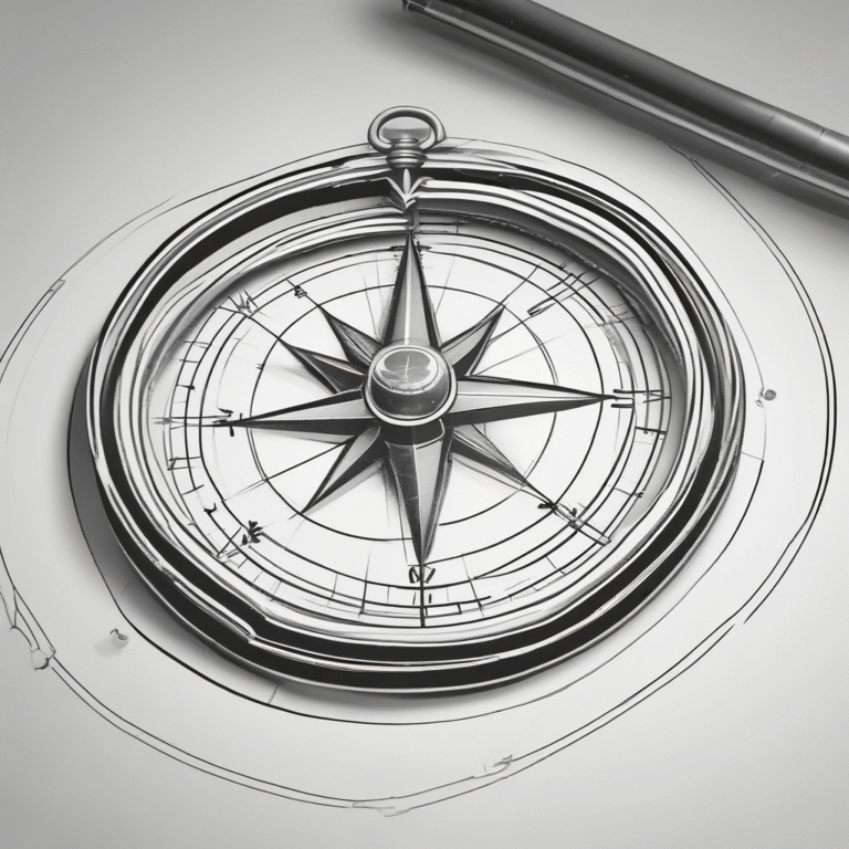 A compass