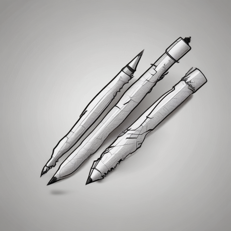 A broken pencil