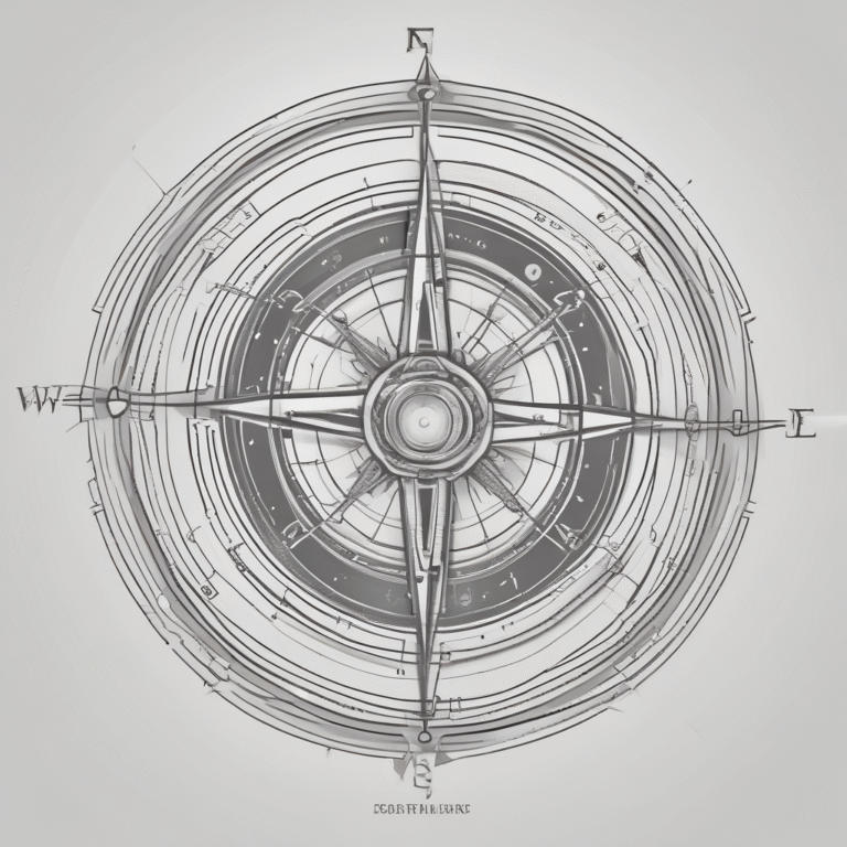 A compass