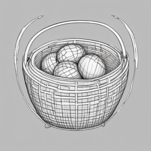 A woven basket illustrating the interconnectedness of community and collective effort in shaping AI safety policies.