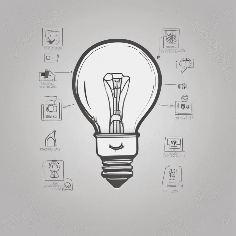 A light bulb symbolizing innovation and ideas